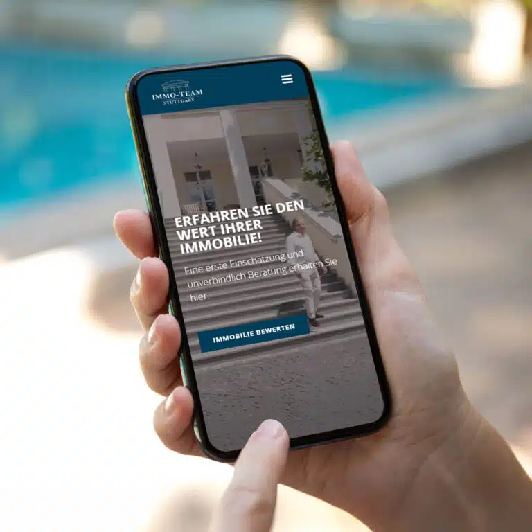 Internetseite Immobilienmakler